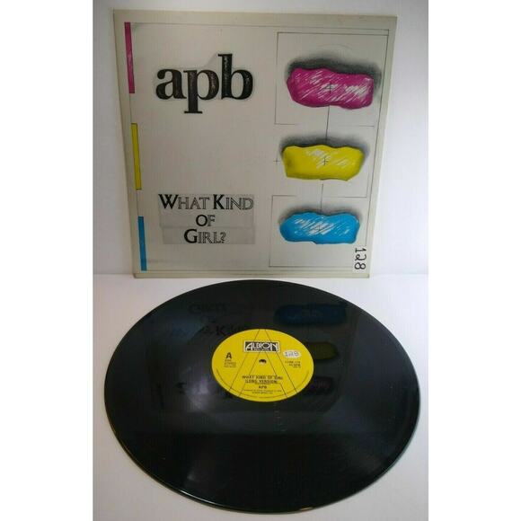 APB What Kind Of Girl? 12" Vinyl Record 1984 UK Import Post-Punk New Wave - Picture 1 of 6